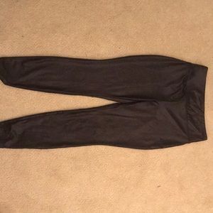 Faux leather leggings